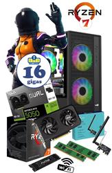 PC AMD RYZEN 7 5700 16GB 512GB NVME A520M RTX 5050